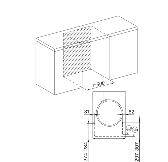 Sèche-linge pompe à chaleur Miele TSD 643 WP EcoSpeed – 9 kg Classe C