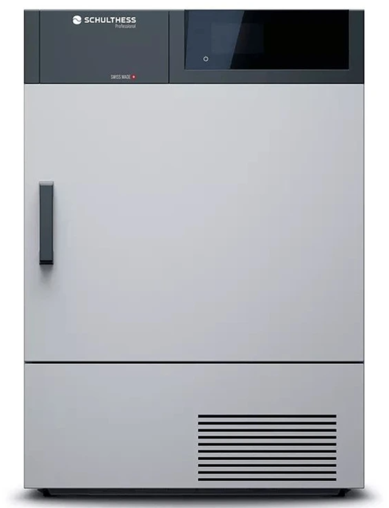 Sèche-linge professionnel Schulthess 8 kg Évacuation 400V – Tambour Inox ECO DRY Gris Mat