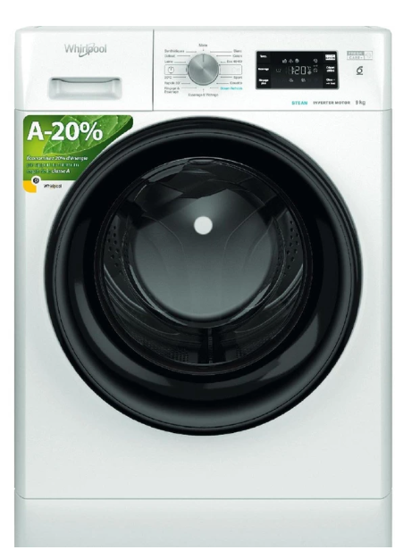 Lave-linge hublot Whirlpool FFBB9489BVFR Blanc