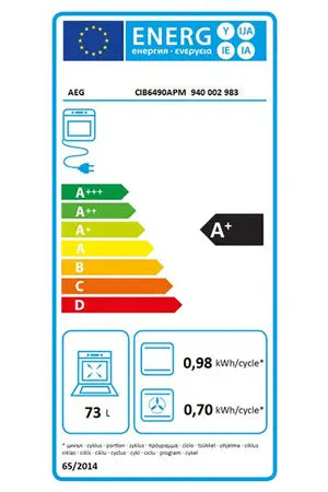 Cuisinière induction Aeg CIB6490APM