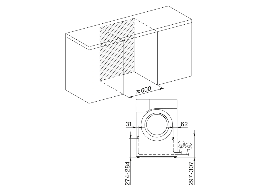 Sèche-linge pompe à chaleur Miele TCA 520 WP – 8 kg Classe C