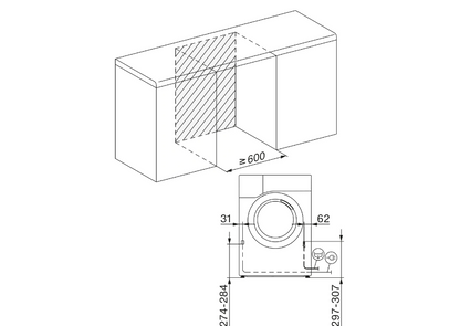 Sèche-linge pompe à chaleur Miele TCA 520 WP – 8 kg Classe C