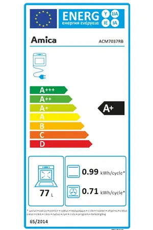 Cuisinière mixte Amica ACM7037RB