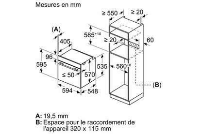 Four encastrable Neff B54CR71N0