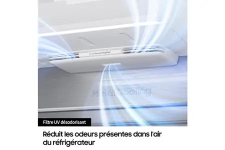 Réfrigérateur multi-portes Samsung RF65DG9H0EB1 - Family Hub avec AI Vision