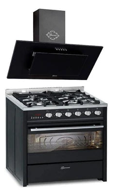 Cuisinière électrique Gurari Cuisinière à gaz - - GCH E 610 BL - Four électrique 60 L - 4 brûleurs - Commande électronique