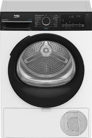 Beko D43H29493W – Sèche-linge Pompe à Chaleur 9 kg Blanc | SteamCure, Plastique Recyclé
