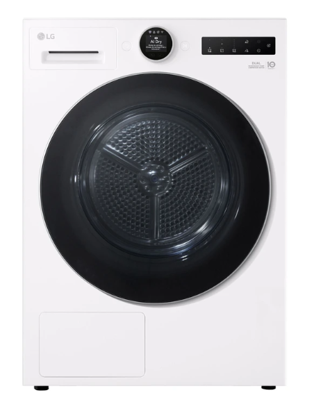 Sèche-linge pompe à chaleur LG RH9X71WH – 9 kg DUAL Inverter AI Dry Classe B