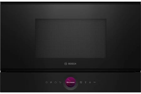 Micro-ondes combiné Bosch Série 8 Micro-ondes intégrable Noir BFL7221B1