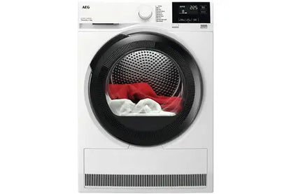 AEG TR71A2G2COE – Sèche-linge Pompe à Chaleur 8 kg Blanc | SensiDry, PreciseDry, MixDry