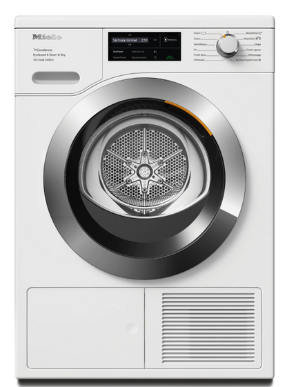 Sèche-linge pompe à chaleur Miele TEL685WP – SteamCare Connecté Classe C