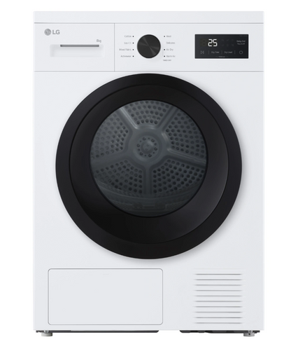 Sèche-linge pompe à chaleur LG RH8N15WHB – 8 kg Top Amovible Classe D