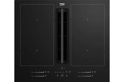 Plaque de cuisson avec hotte intégrée Beko HIXI64701UP