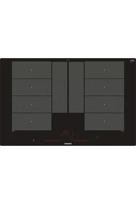 Plaque électrique Siemens iQ700 EX801LYC1E - Table de cuisson à induction - 4 plaques de cuisson - Niche - largeur : 78 cm - profondeur : 50 cm - noir