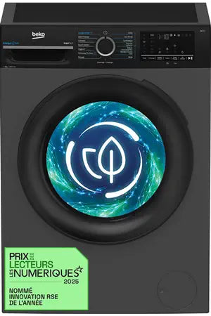 Beko BM34WFU48411A – Lave-linge Hublot 8 kg Gris Anthracite | EnergySpin