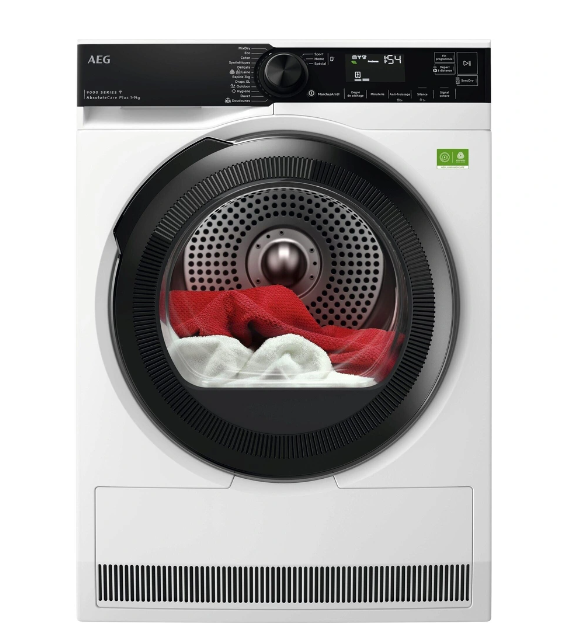 Sèche-linge pompe à chaleur AEG TR93A9H4BW Série 9000 – 9 kg Classe B