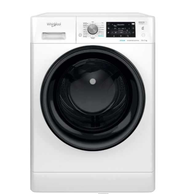 Lave-linge séchant Whirlpool FFDD1074489BVFR – 10/7 kg 6ème Sens