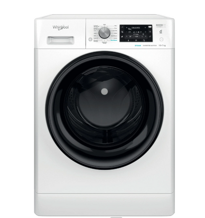 Lave-linge séchant Whirlpool FFDD1074489BVFR – 10/7 kg 6ème Sens
