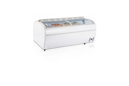 Congélateur coffre Tefcold Congélateur de supermarché twin 220-f - - r290acier1697