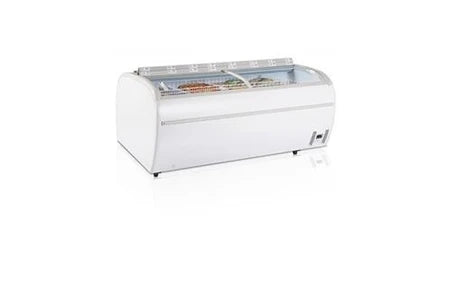 Congélateur coffre Tefcold Congélateur de supermarché twin 220-f - - r290acier1697