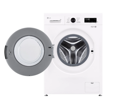 Lave-linge hublot LG F94B15WH – 9 kg Inverter Direct Drive