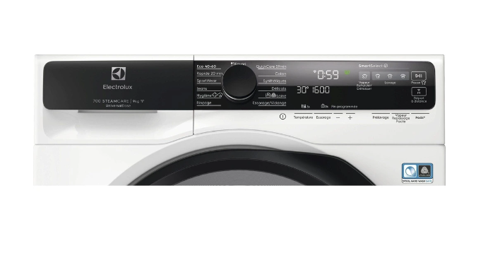 Lave-linge hublot Electrolux EW7FI25916OV – 9 kg 1600 tr/min Classe A