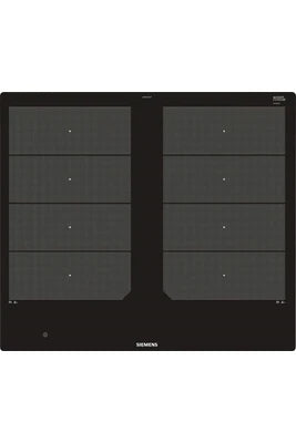 Plaque électrique Siemens iQ700 EX601LXC1E - Table de cuisson à induction - 4 plaques de cuisson - Niche - largeur : 56 cm - profondeur : 50 cm - noir