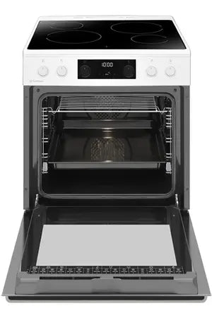 Cuisinière vitrocéramique Amica ACV7005SRW AIRFRY