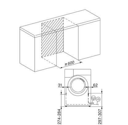 Sèche-linge pompe à chaleur Miele TEL685WP – SteamCare Connecté Classe C