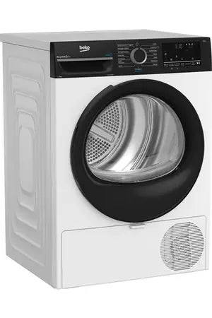 Beko D43H29493W – Sèche-linge Pompe à Chaleur 9 kg Blanc | SteamCure, Plastique Recyclé