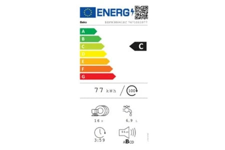 Lave-vaisselle pose libre Beko BDFN38641XC SAVE WATER