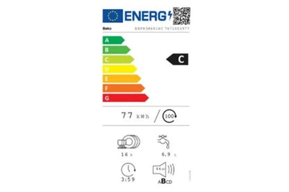 Lave-vaisselle pose libre Beko BDFN38641XC SAVE WATER