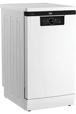 Beko BDFS26120WQ – Lave-vaisselle Pose Libre 45 cm 11 Couverts | AquaIntense 5x, Quick & Shine 58 min, Blanc