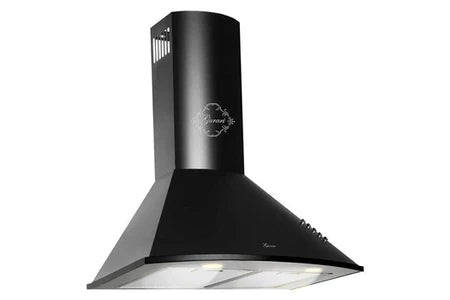 Cuisinière électrique Gurari Cuisinière à gaz - - GCH E 610 BL - Four électrique 60 L - Hotte aspirante 1000m³/h - Noir