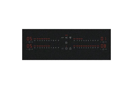 Plaque de cuisson avec hotte intégrée Aeg TH74CB03FZ SaphirMatt