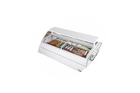 Congélateur coffre Tefcold Congélateur de supermarché twin 220-f - - r290acier1697