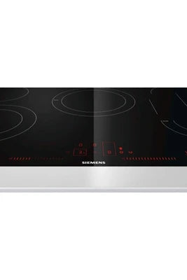 Plaque électrique Siemens Et801lmp1d Iq500 Plaque Électrique/céramique/verre Céramique/79,2 Cm/minuterie Avec Fonction Arrêt/noir