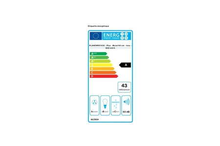 Hotte décorative murale Falmec PLANENRS1430
