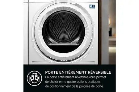 AEG TR71A2G2COE – Sèche-linge Pompe à Chaleur 8 kg Blanc | SensiDry, PreciseDry, MixDry