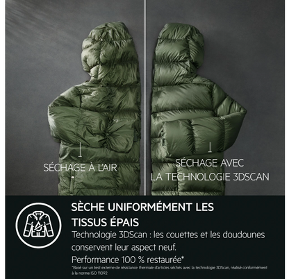 Sèche-linge pompe à chaleur AEG TR9XA59PA – 9 kg 3DScan SmartDry Triple A 60 dB