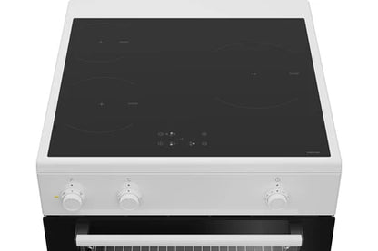 Cuisinière induction Beko FSE68112MWC