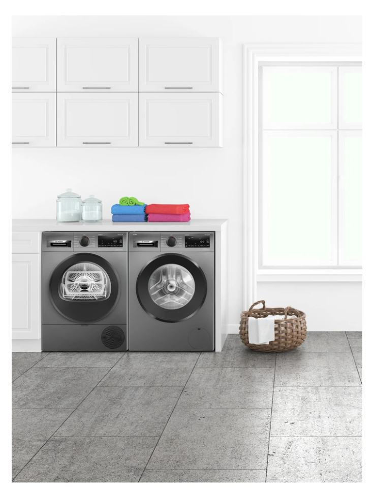 Sèche-linge pompe à chaleur Bosch SERENITY WQG134DRFR – 8 kg AutoDry R290 Noir