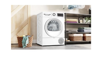 Sèche-linge pompe à chaleur Bosch Série 6 WQG133DTFR – 8 kg R290 Classe C
