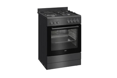 Beko FBM63130ACT – Cuisinière Mixte 60 cm Anthracite | 3 Foyers Gaz + 1 Électrique