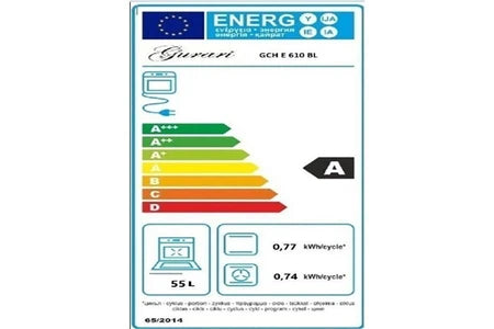 Cuisinière électrique Gurari Cuisinière à gaz - - GCH E 610 BL - Four électrique 60 L + Hotte aspirante 60 cm GCh 462 BL 6 Prime