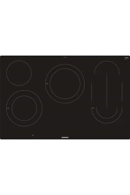 Plaque électrique Siemens Et801lmp1d Iq500 Plaque Électrique/céramique/verre Céramique/79,2 Cm/minuterie Avec Fonction Arrêt/noir