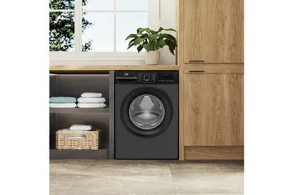Beko BM34WFU48411A – Lave-linge Hublot 8 kg Gris Anthracite | EnergySpin