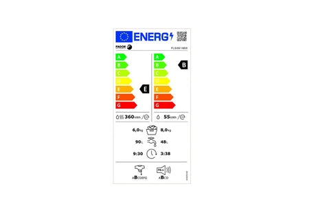 Lave-linge séchant intégrable Fagor FLSI8614BW – 8/6 kg, 1400 tr/min, Classe E