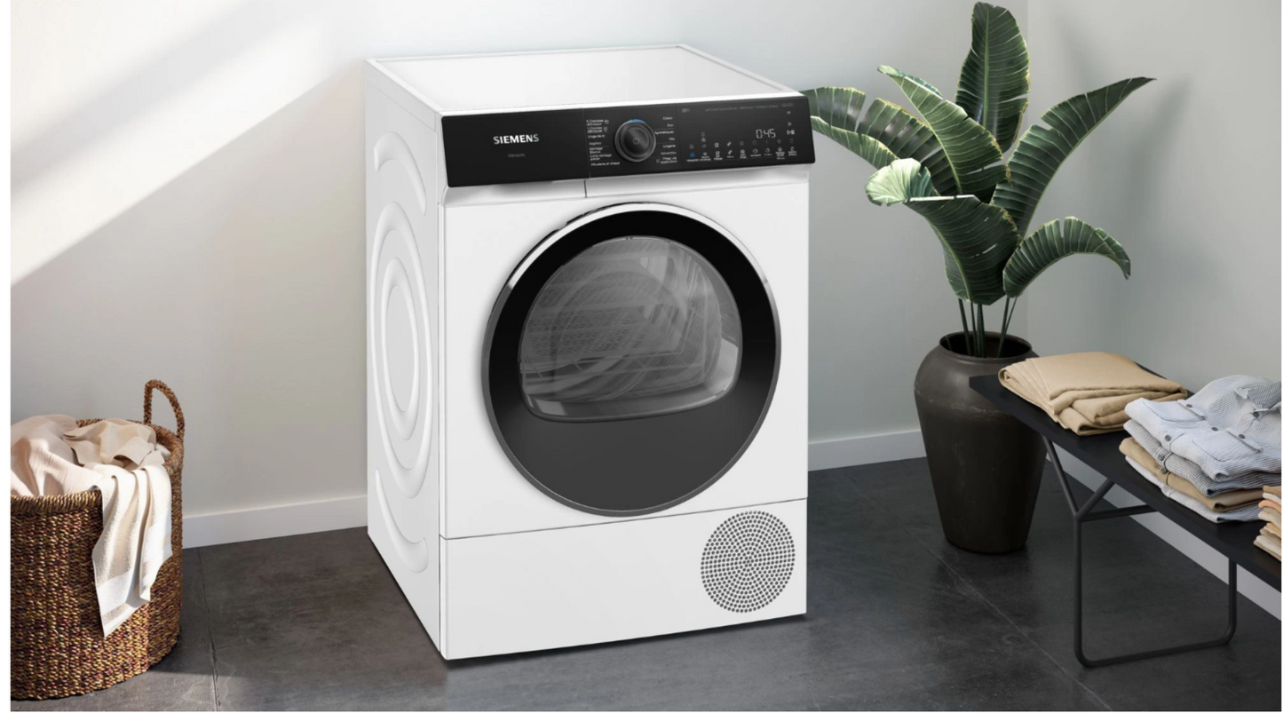 Sèche-linge pompe à chaleur Siemens WQ46H2CTFR iQ500 – 9 kg SmartFinish VarioSpeed R290