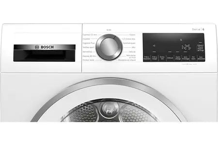 Bosch WPG2312SFR Serenity – Sèche-linge Condensation 8 kg Blanc | AutoDry, SensitiveDrying
